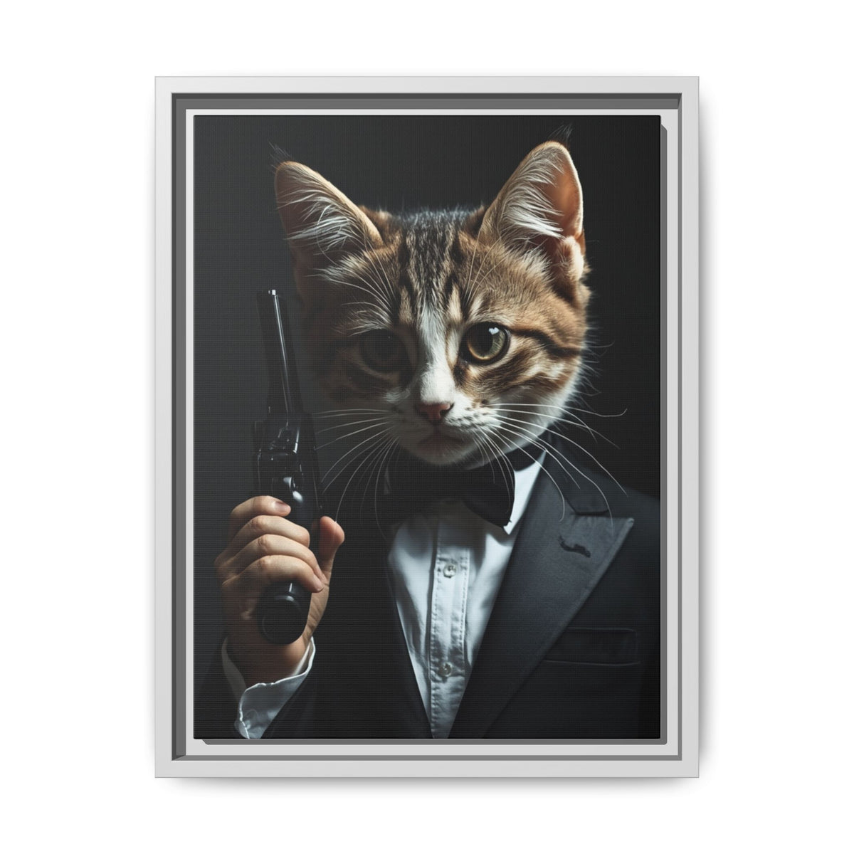 Custom Cinematic Film & TV Cat Portrait – Personalised Pop Culture Pet Canvas