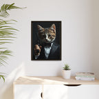 Custom Cinematic Film & TV Cat Portrait – Personalised Pop Culture Pet Canvas