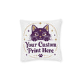 Custom Printed Square Cushion – Personalised with Your Own Photo or Design