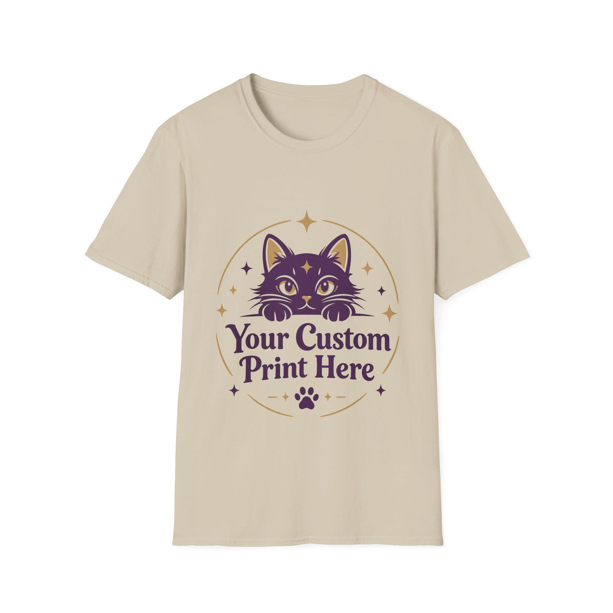 Custom Printed Unisex T-Shirt – Personalised with Your Own Photo, Logo or Design
