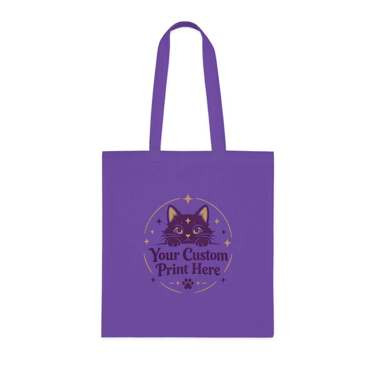 Custom Printed Cotton Tote Bag – Personalised with Your Own Photo, Logo or Design