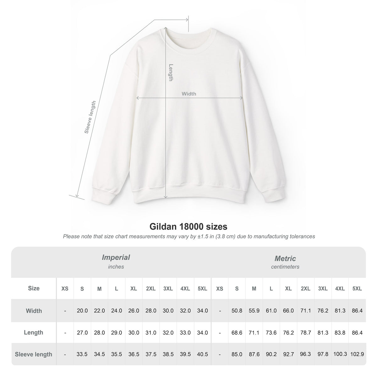 Custom Printed Unisex Crewneck Sweatshirt – Personalised with Your Own Design