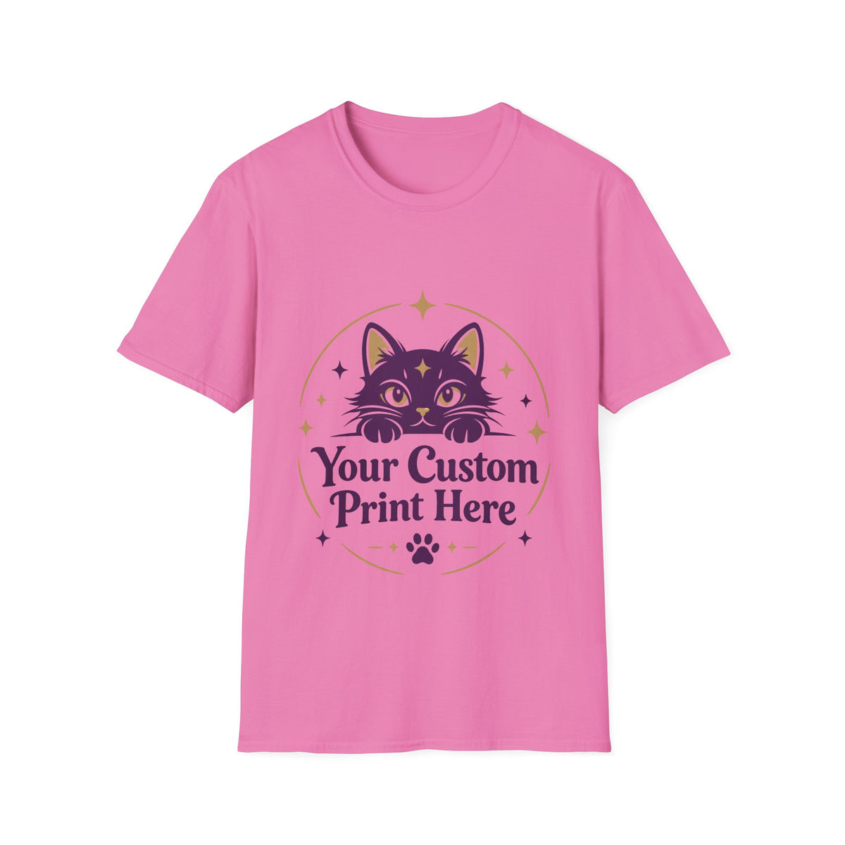 Custom Printed Unisex T-Shirt – Personalised with Your Own Photo, Logo or Design
