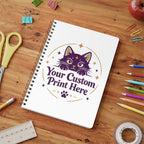 Custom Printed A5 Spiral Notebook – Personalised with Your Own Photo, Logo or Design