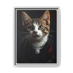 Custom Cinematic Hollywood Starlet Cat Portrait – Personalised Pop Culture Pet Canvas