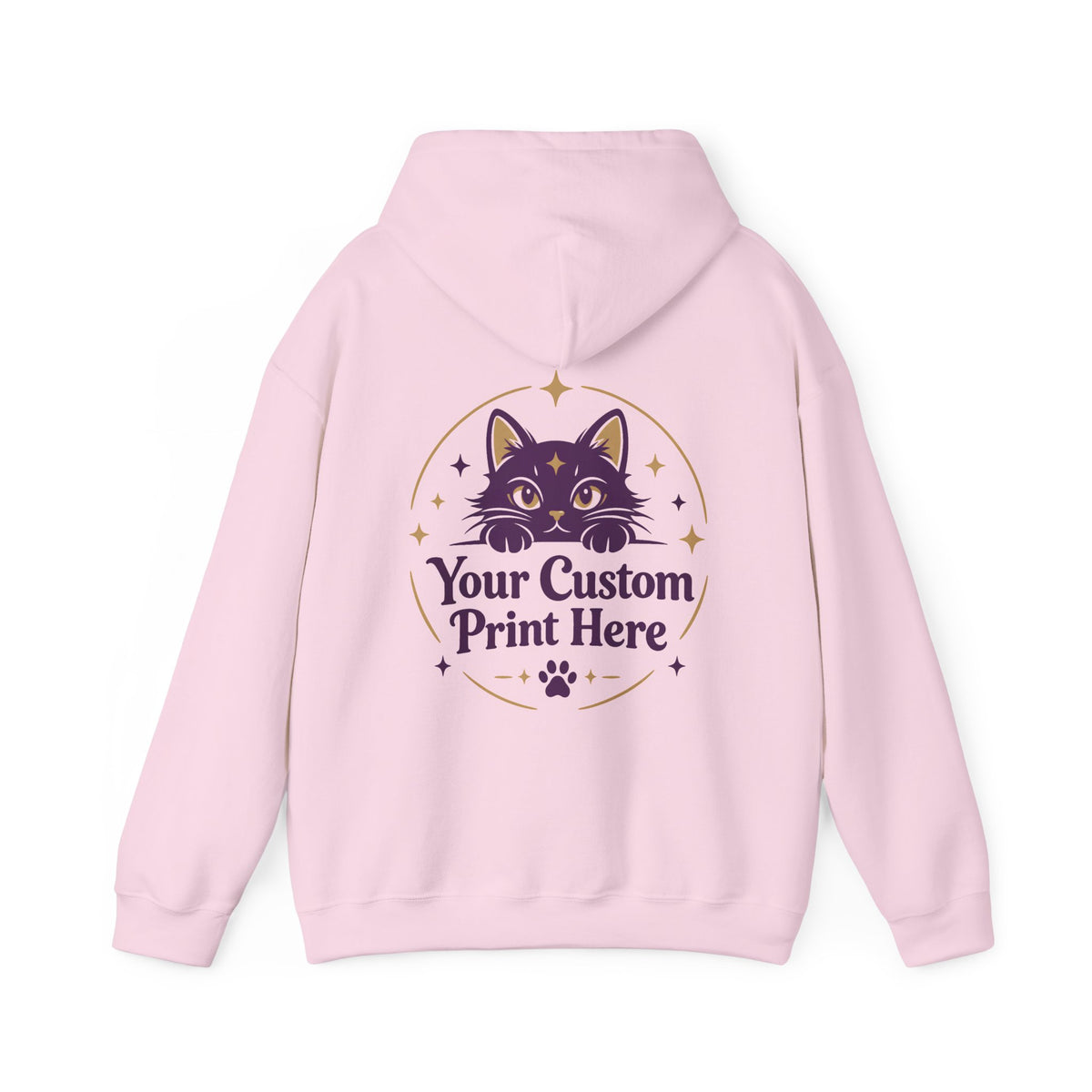 Custom Printed Unisex Pullover Hoodie – Personalised with Your Own Design
