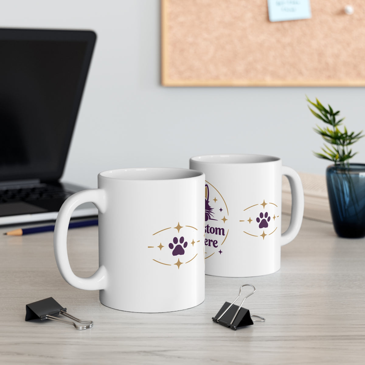 Custom Printed Coffee & Tea Mug – Personalised with Your Own Photo, Logo or Design