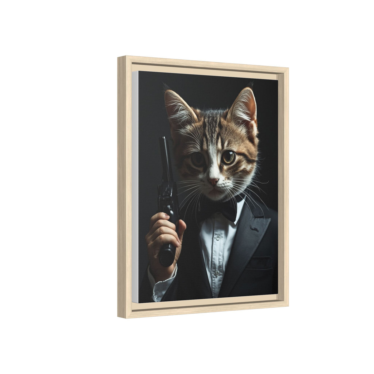 Custom Cinematic Film & TV Cat Portrait – Personalised Pop Culture Pet Canvas