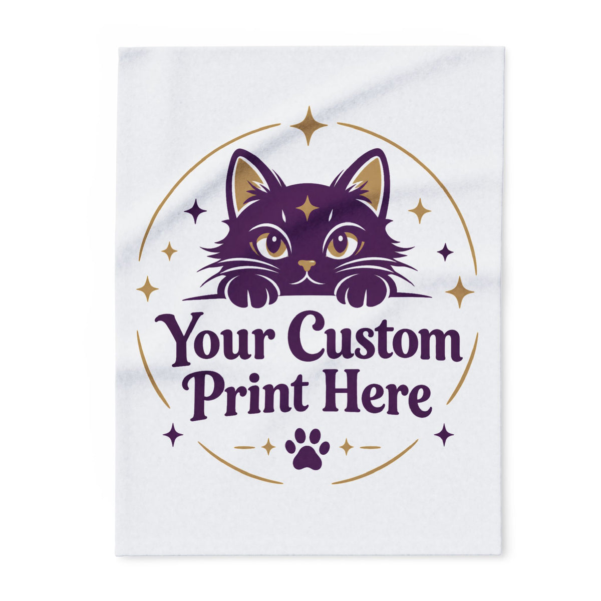 Custom Printed Arctic Fleece Blanket – Personalised with Your Own Photo, Logo or Design