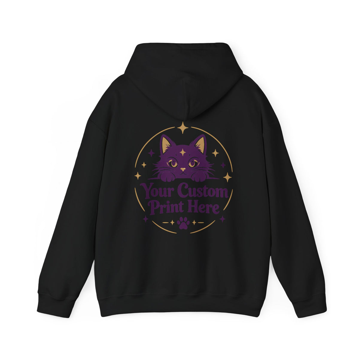 Custom Printed Unisex Pullover Hoodie – Personalised with Your Own Design