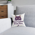 Custom Printed Square Cushion – Personalised with Your Own Photo or Design