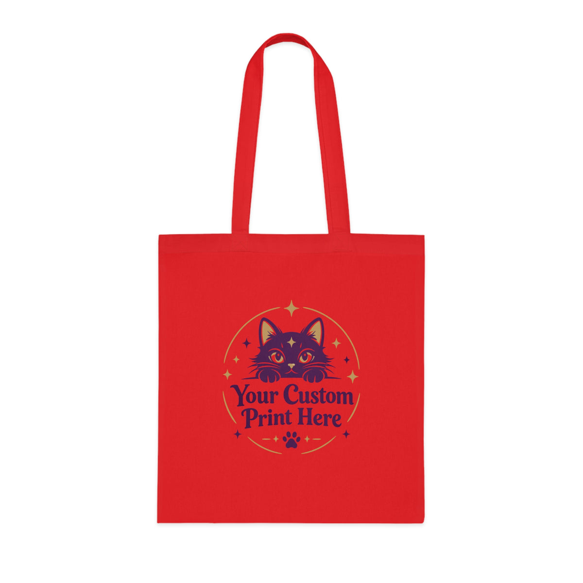 Custom Printed Cotton Tote Bag – Personalised with Your Own Photo, Logo or Design