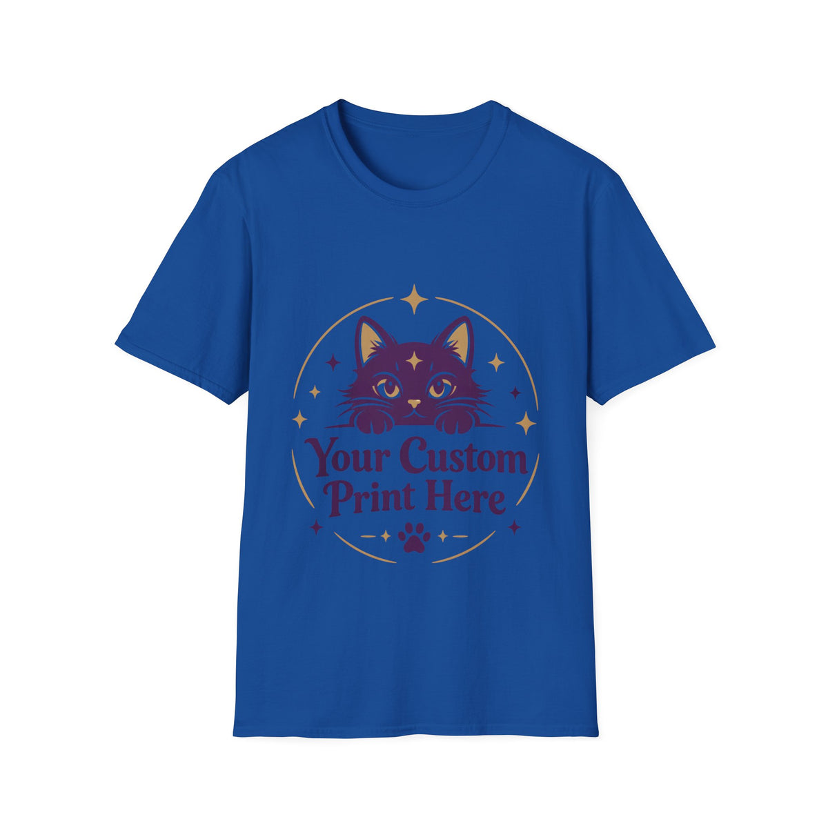 Custom Printed Unisex T-Shirt – Personalised with Your Own Photo, Logo or Design