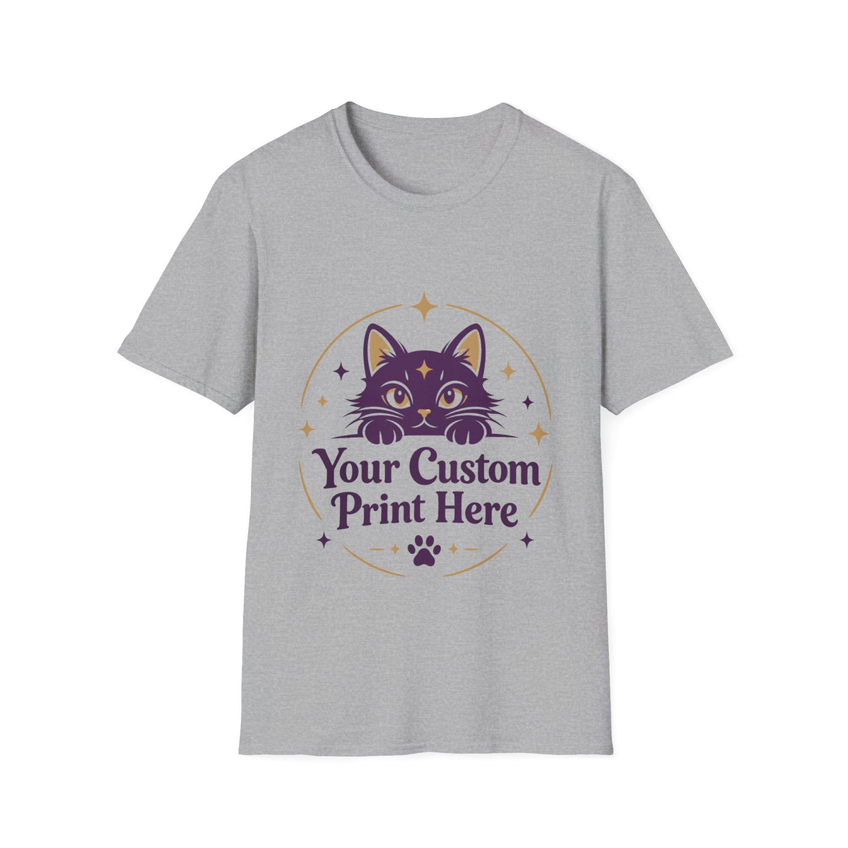 Custom Printed Unisex T-Shirt – Personalised with Your Own Photo, Logo or Design