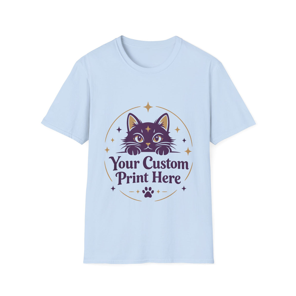 Custom Printed Unisex T-Shirt – Personalised with Your Own Photo, Logo or Design