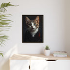 Custom Cinematic Hollywood Starlet Cat Portrait – Personalised Pop Culture Pet Canvas