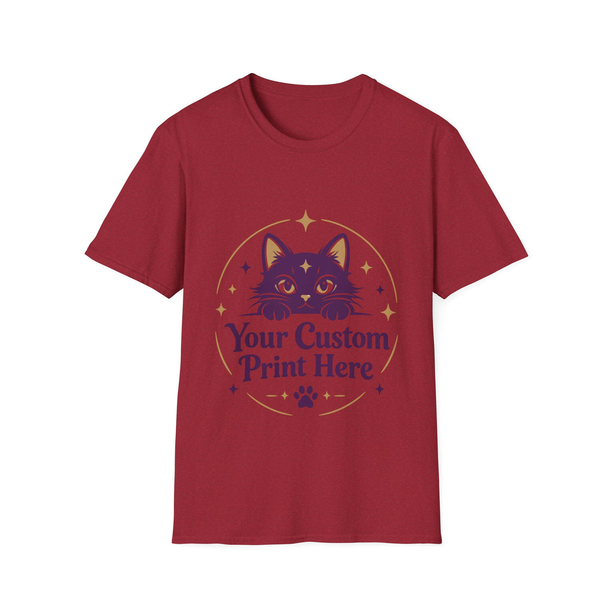 Custom Printed Unisex T-Shirt – Personalised with Your Own Photo, Logo or Design