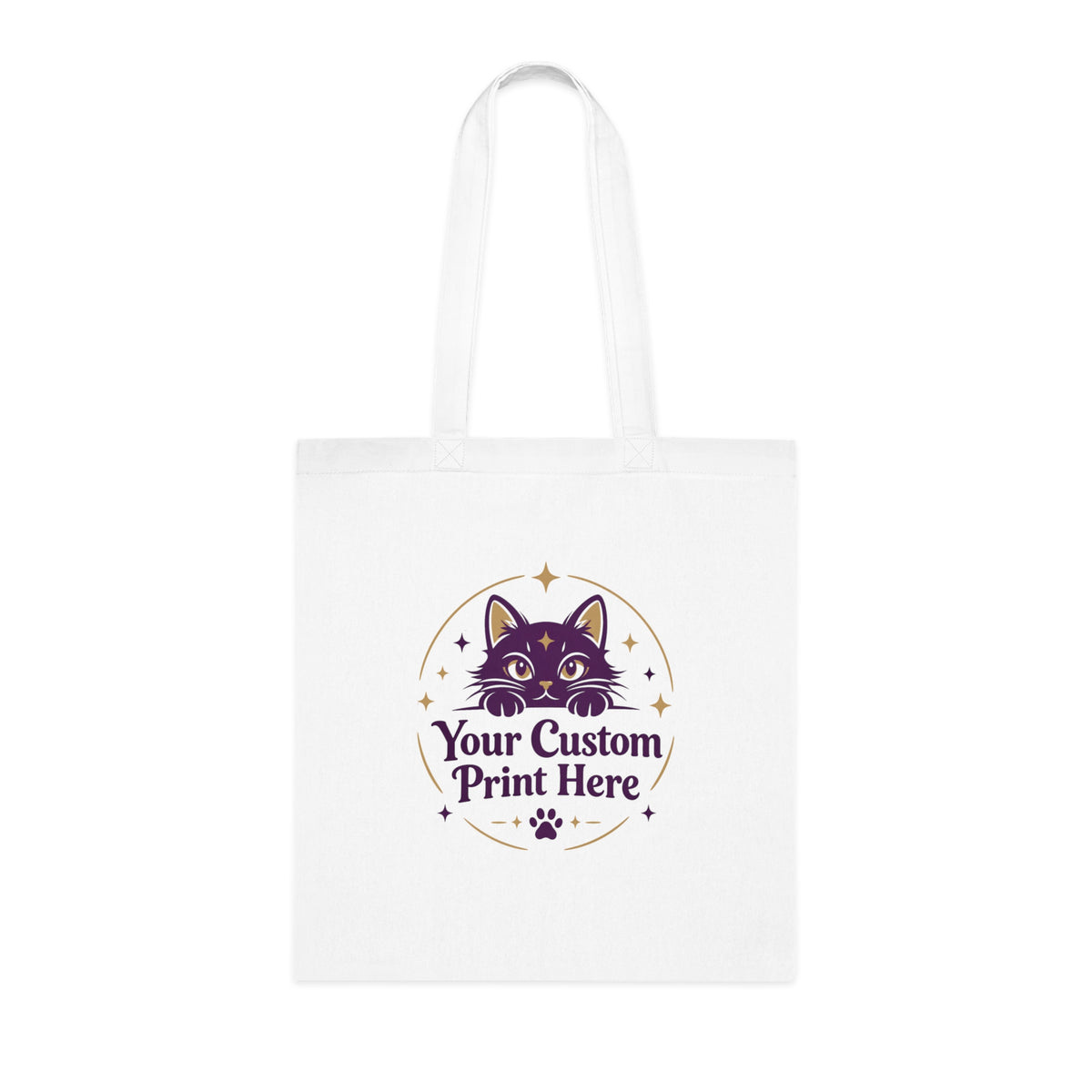 Custom Printed Cotton Tote Bag – Personalised with Your Own Photo, Logo or Design