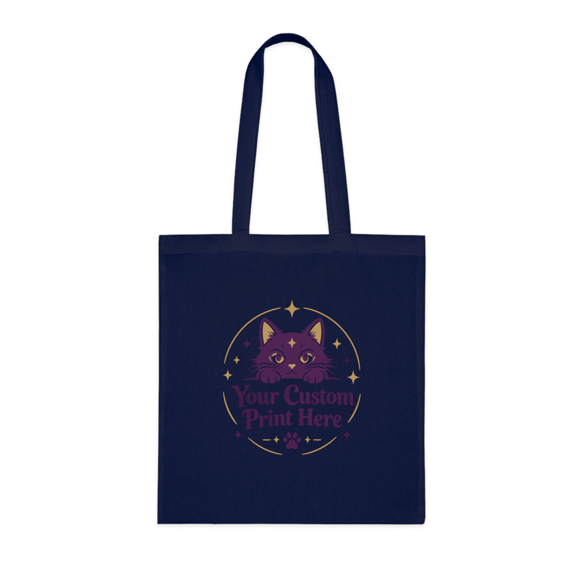 Custom Printed Cotton Tote Bag – Personalised with Your Own Photo, Logo or Design