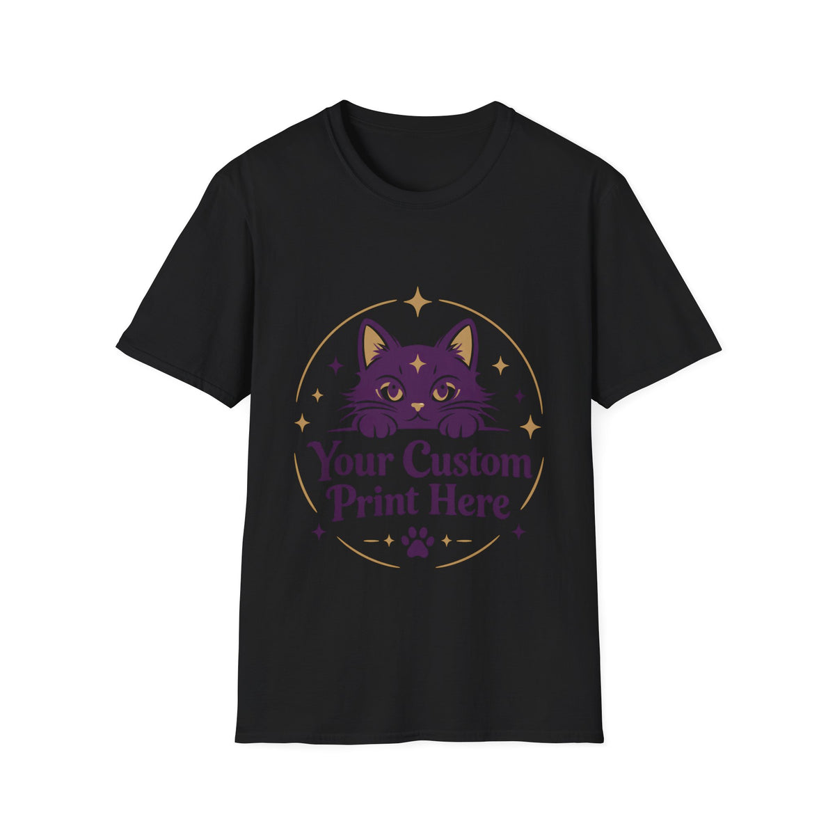 Custom Printed Unisex T-Shirt – Personalised with Your Own Photo, Logo or Design