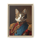 Custom Royal Renaissance Cat Portrait – Personalised Pet Canvas Art