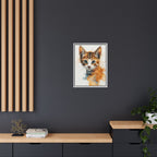 Custom Hand-Finished Watercolor Cat Portrait – Personalised Fine Art Canvas