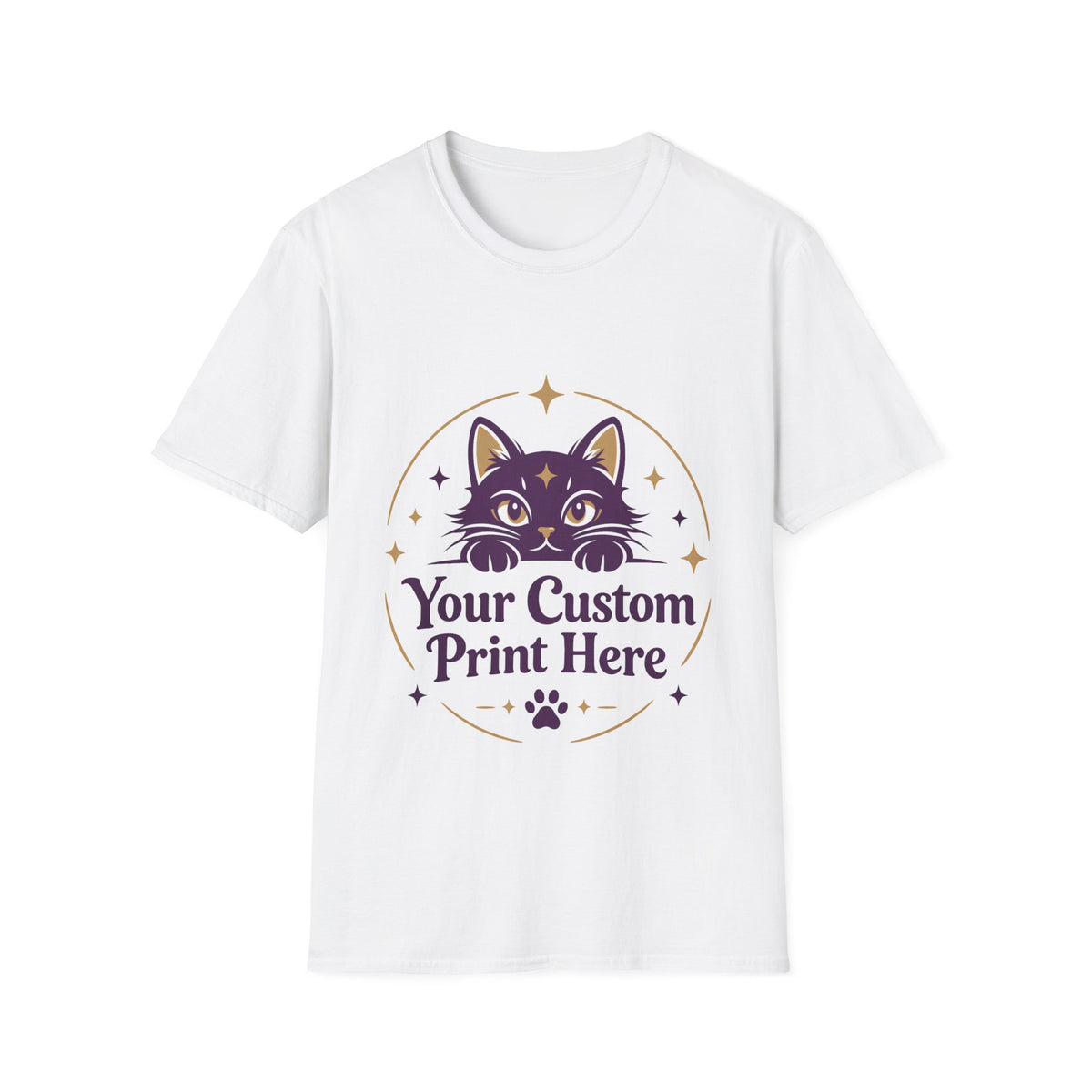 Custom Printed Unisex T-Shirt – Personalised with Your Own Photo, Logo or Design