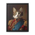 Custom Royal Renaissance Cat Portrait – Personalised Pet Canvas Art