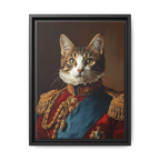 Custom Royal Renaissance Cat Portrait – Personalised Pet Canvas Art