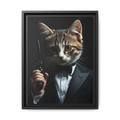 Custom Cinematic Film & TV Cat Portrait – Personalised Pop Culture Pet Canvas