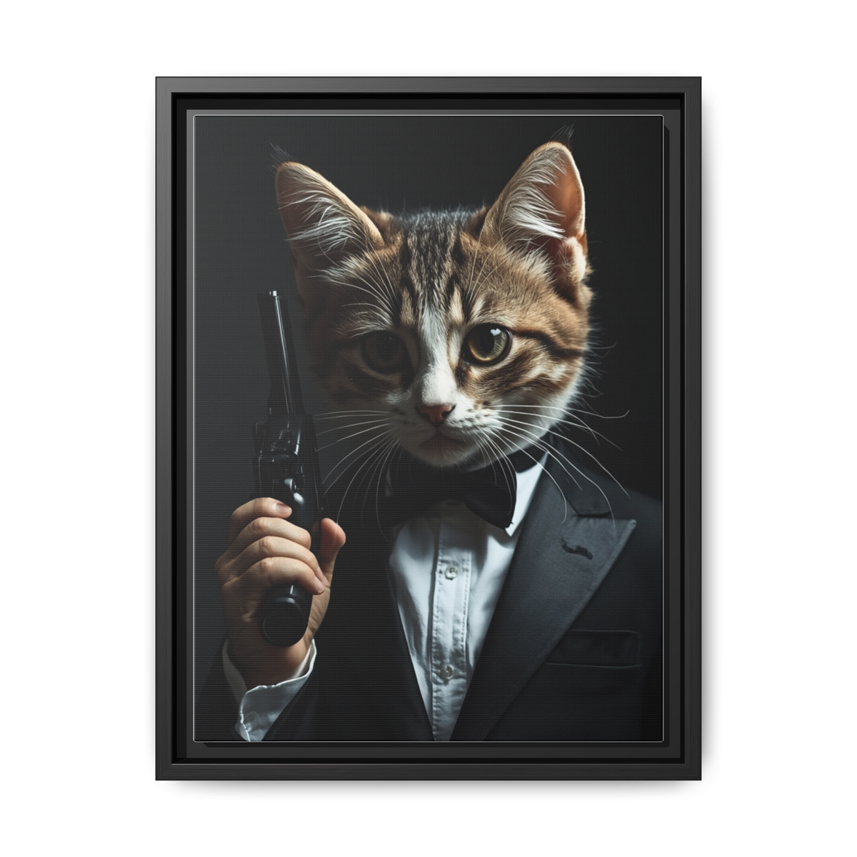 Custom Cinematic Film & TV Cat Portrait – Personalised Pop Culture Pet Canvas