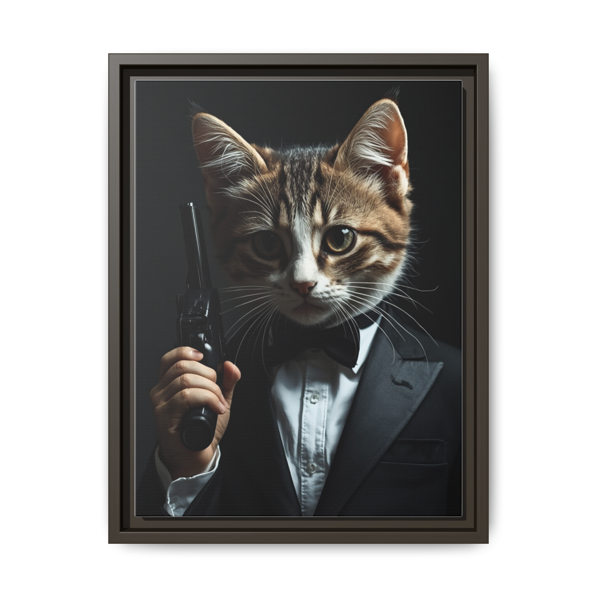 Custom Cinematic Film & TV Cat Portrait – Personalised Pop Culture Pet Canvas