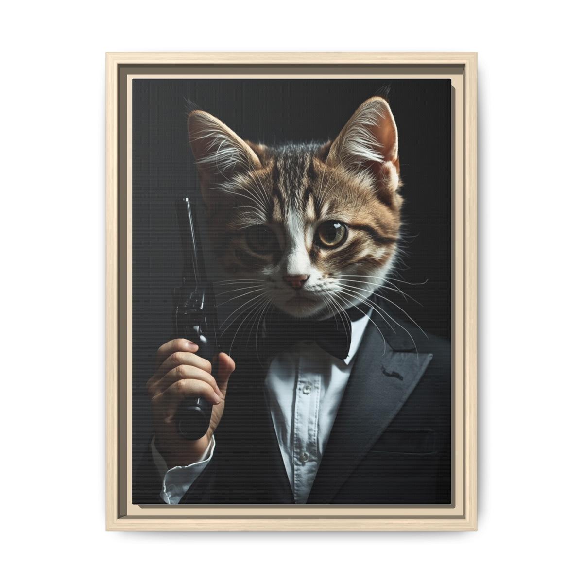 Custom Cinematic Film & TV Cat Portrait – Personalised Pop Culture Pet Canvas