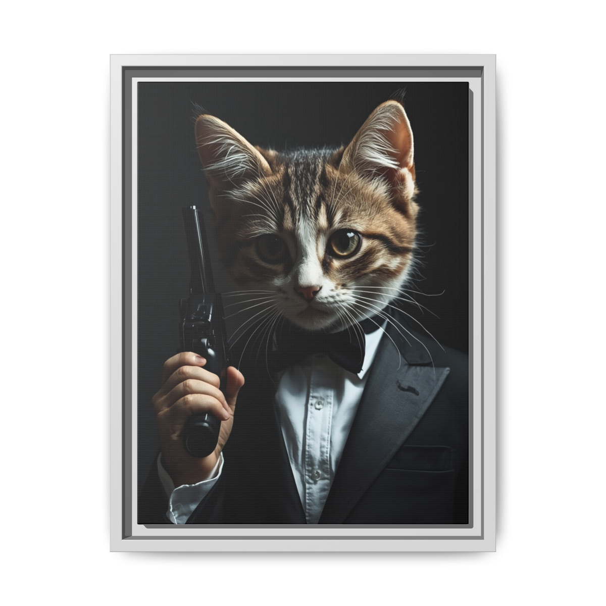 Custom Cinematic Film & TV Cat Portrait – Personalised Pop Culture Pet Canvas